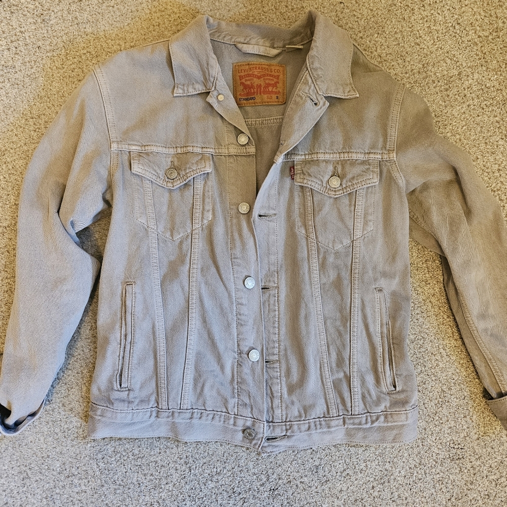 Mens Levis Small Taupe Jacket